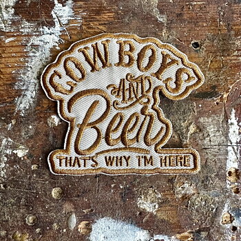 Tygmärke cowboys and beer