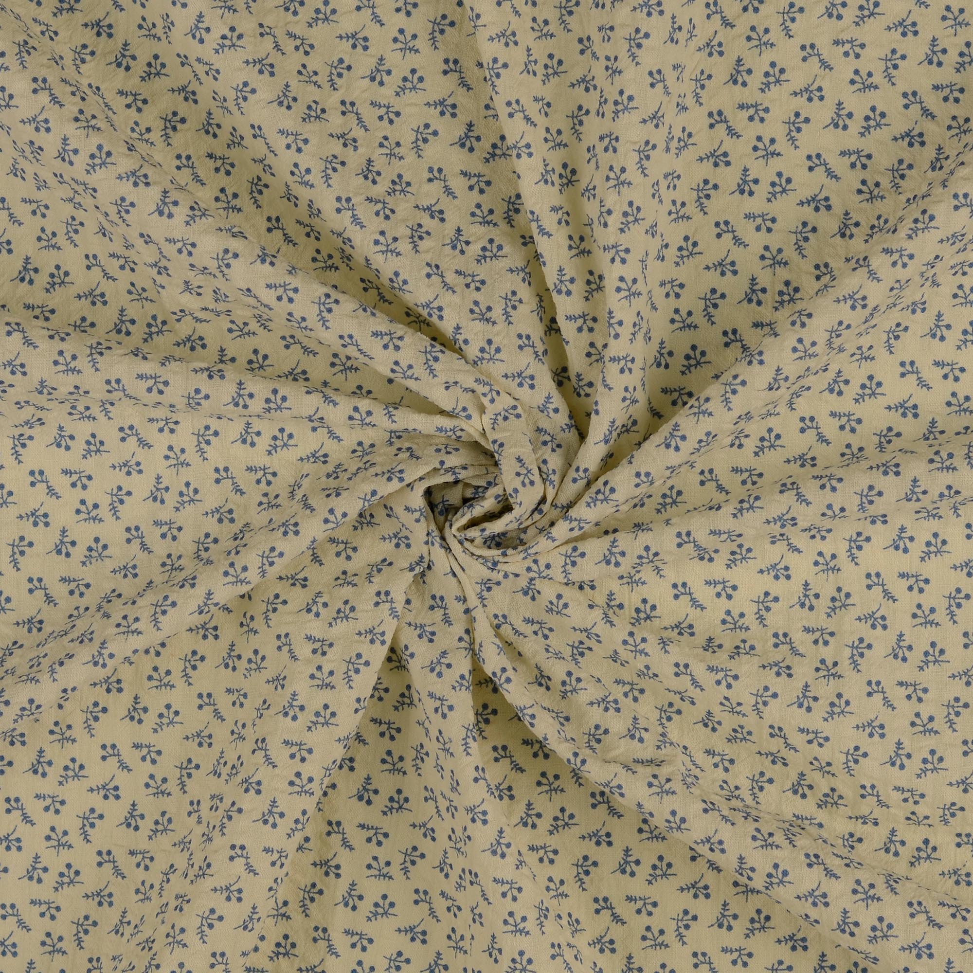 SEERSUCKER- FLORALS BLUE - 2