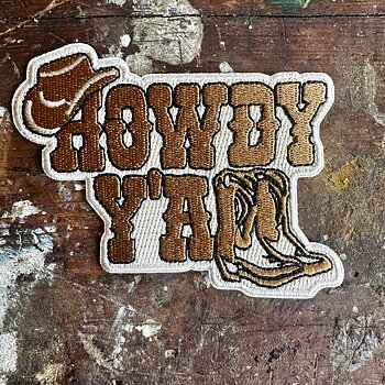 Tygmärke Howdy 