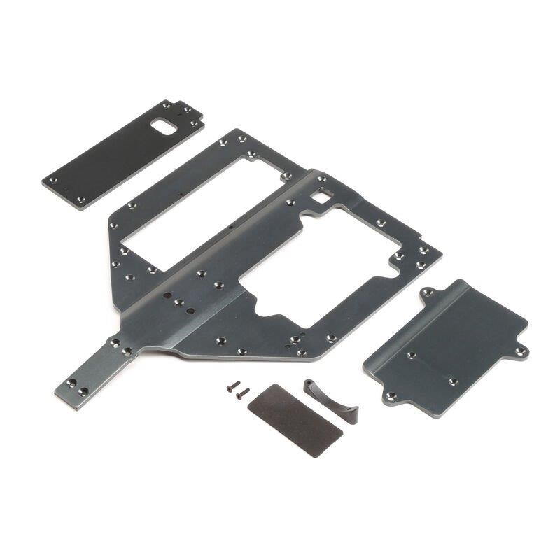 LOSI Chassis Motor & Battery Cover Plates: Super Rock Rey