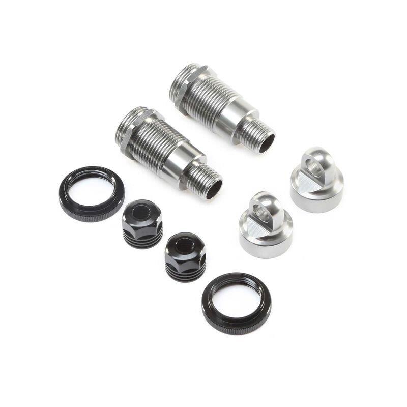 LOSI Shock Body and Collar Set, Front (2): Super Baja Rey
