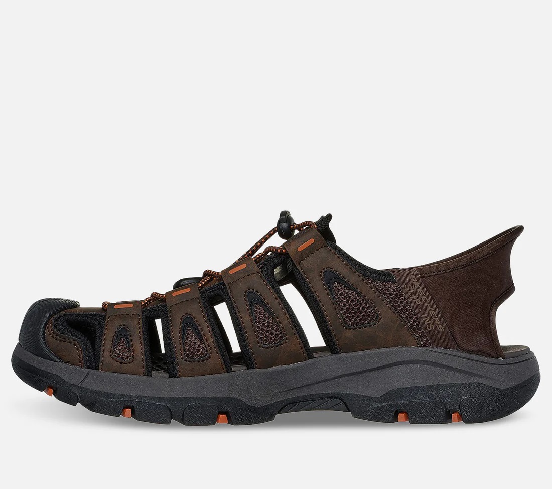 Skechers M Relaxed Fit: Slip-ins: Tresmen - Norvick - Chocolate - 2