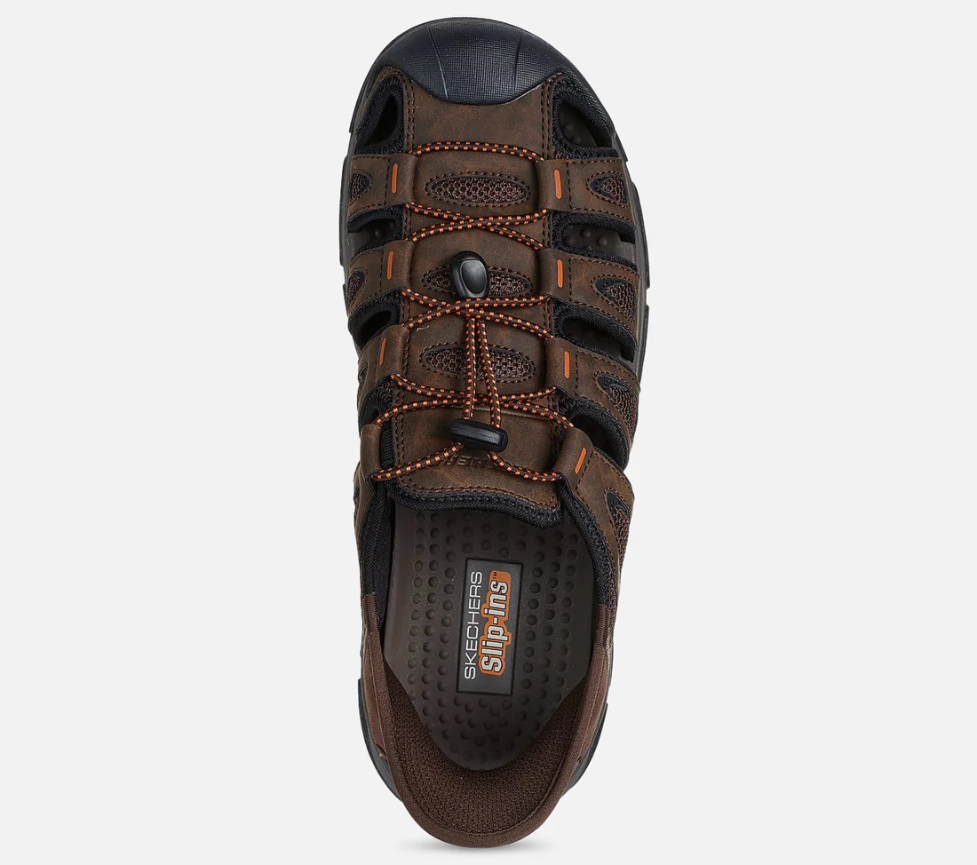 Skechers M Relaxed Fit: Slip-ins: Tresmen - Norvick - Chocolate - 4