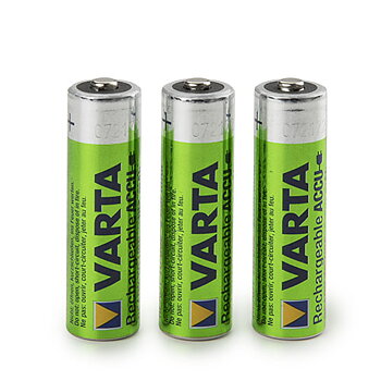 Euromex uppladdningsbara AA-batterier, 3 st