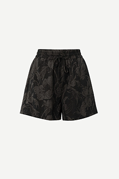 YAYA Printed Shorts Black