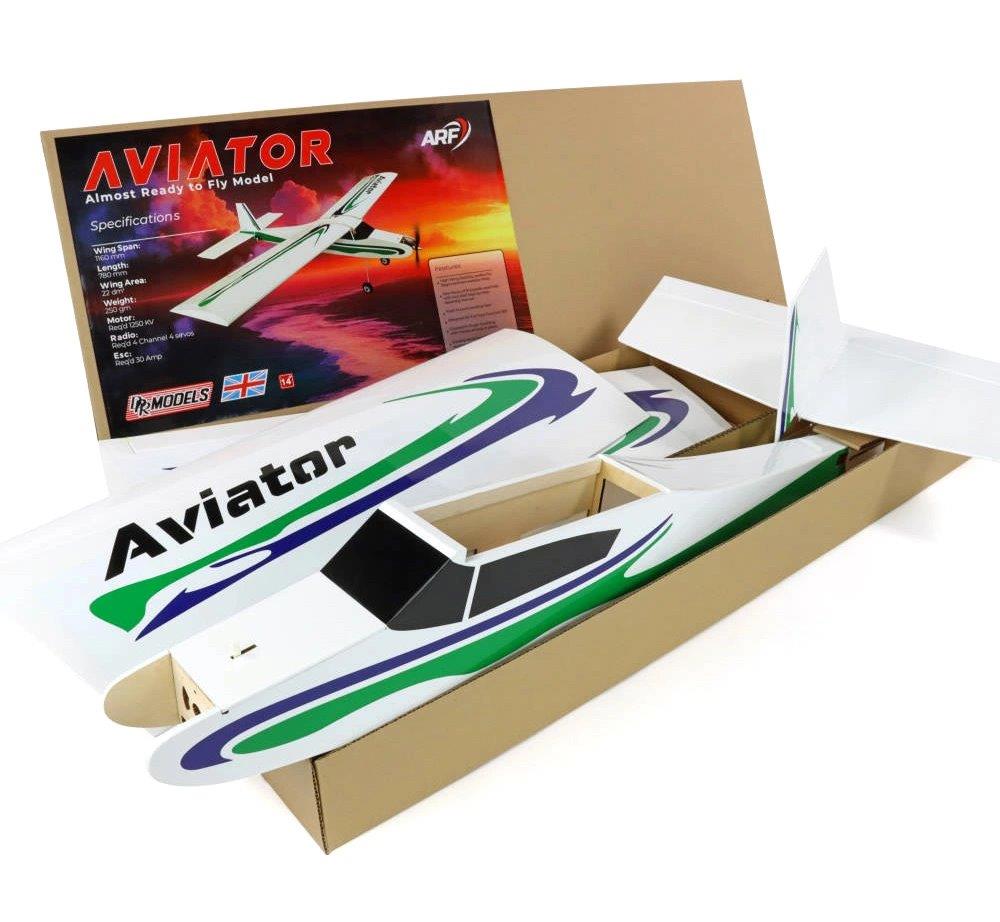DPR Aviator R/C EP Trainer 120cm Balsa ARF (utan elektronik) - 2