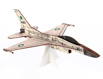DPR F-16 Fighting Falcon Flygplan Kastmodell Balsabyggsats