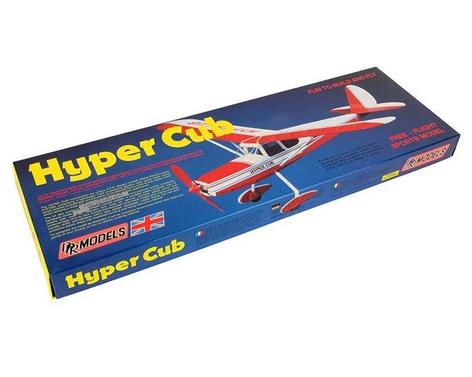 DPR Hyper Cub Friflyg Gummibandsmotor Balsabyggsats