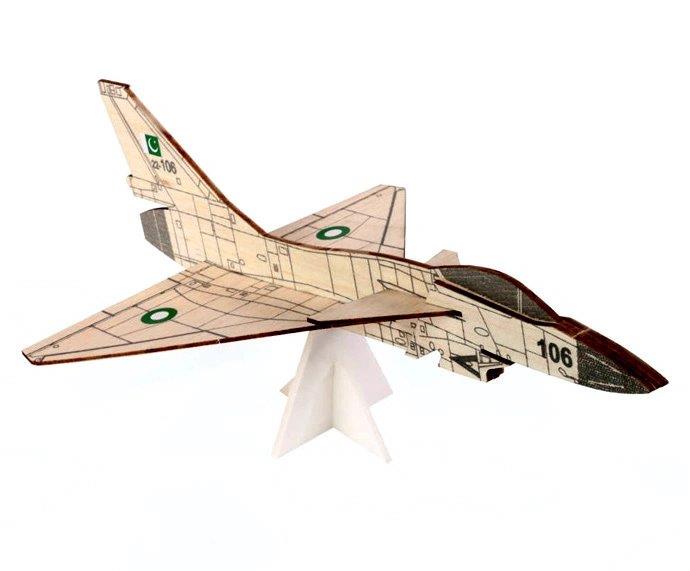 DPR J-10C Vigorus Dragon Balsabyggsats Kastplan