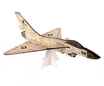 DPR J-10C Vigorus Dragon Balsabyggsats Kastplan