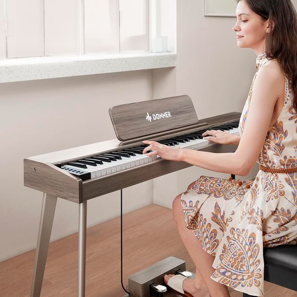 Donner DDP-60 Electric Piano - Gray - 5