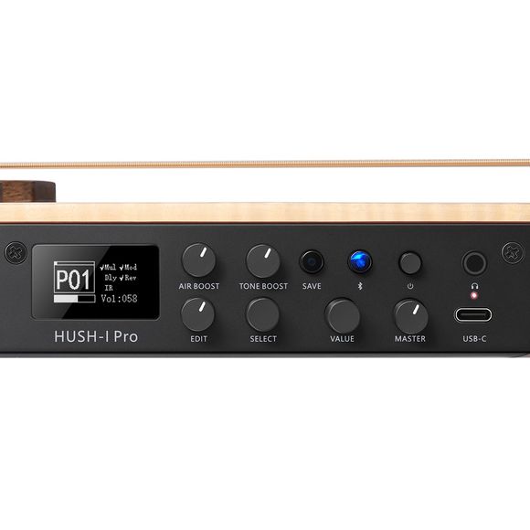 Donner HUSH-I PRO Silent gitarr - Natur - 8