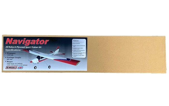 DPR Navigator R/C EP Trainer 150cm Balsabyggsats - 2