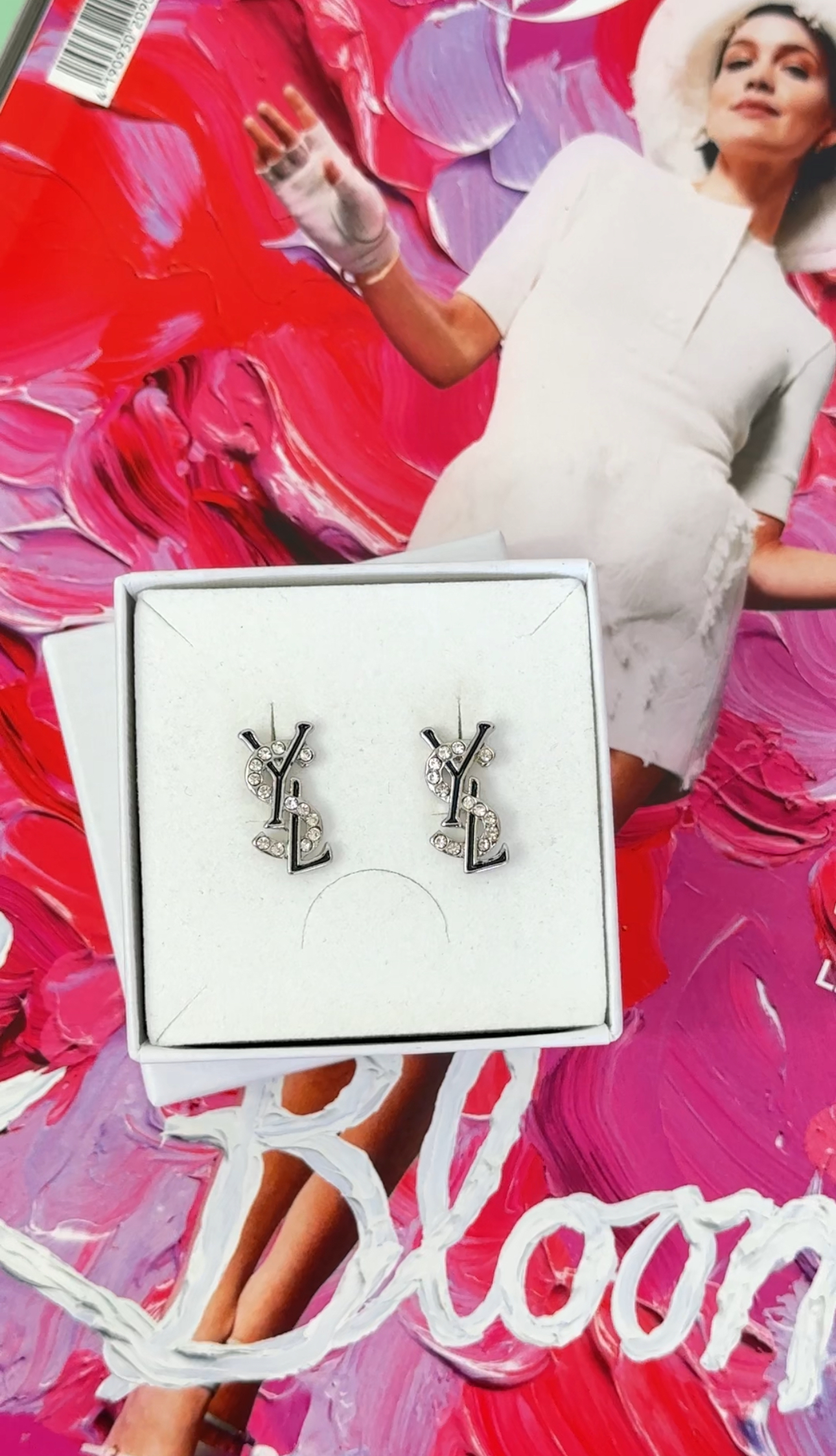 Earrings Y Designer Silver