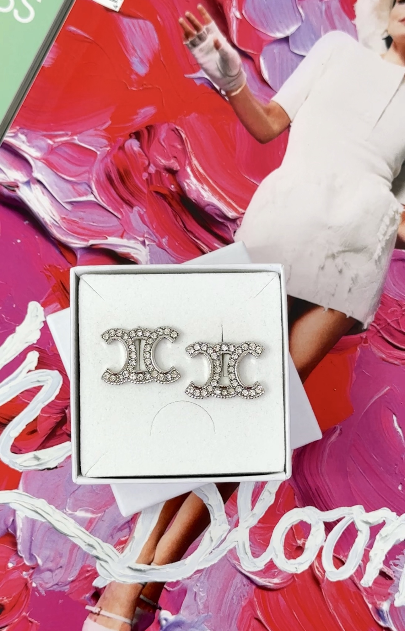 Earrings Ce Designer Silver