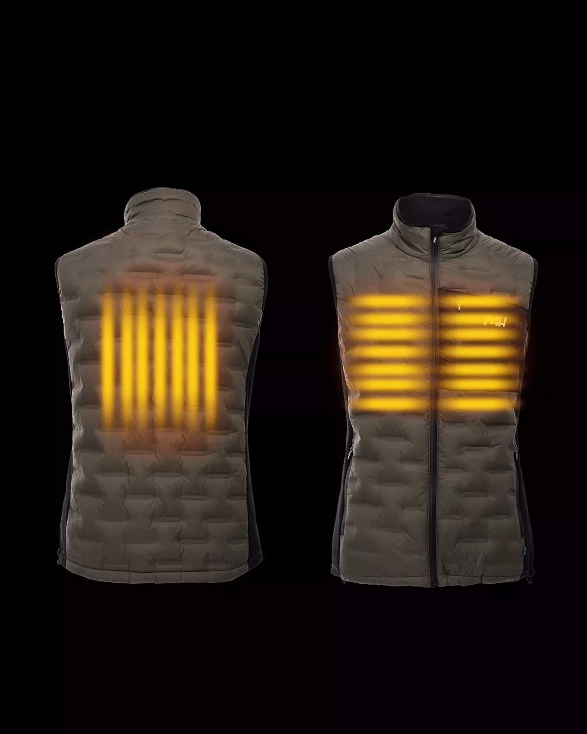 P4H Down-lined Heated Vest, incl. Powerbank - Men 3