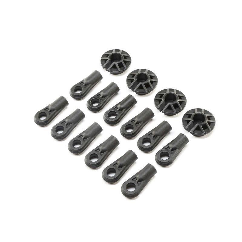 LOSI Shock and Rod Ends, Spring Cups (12): Super Baja Rey