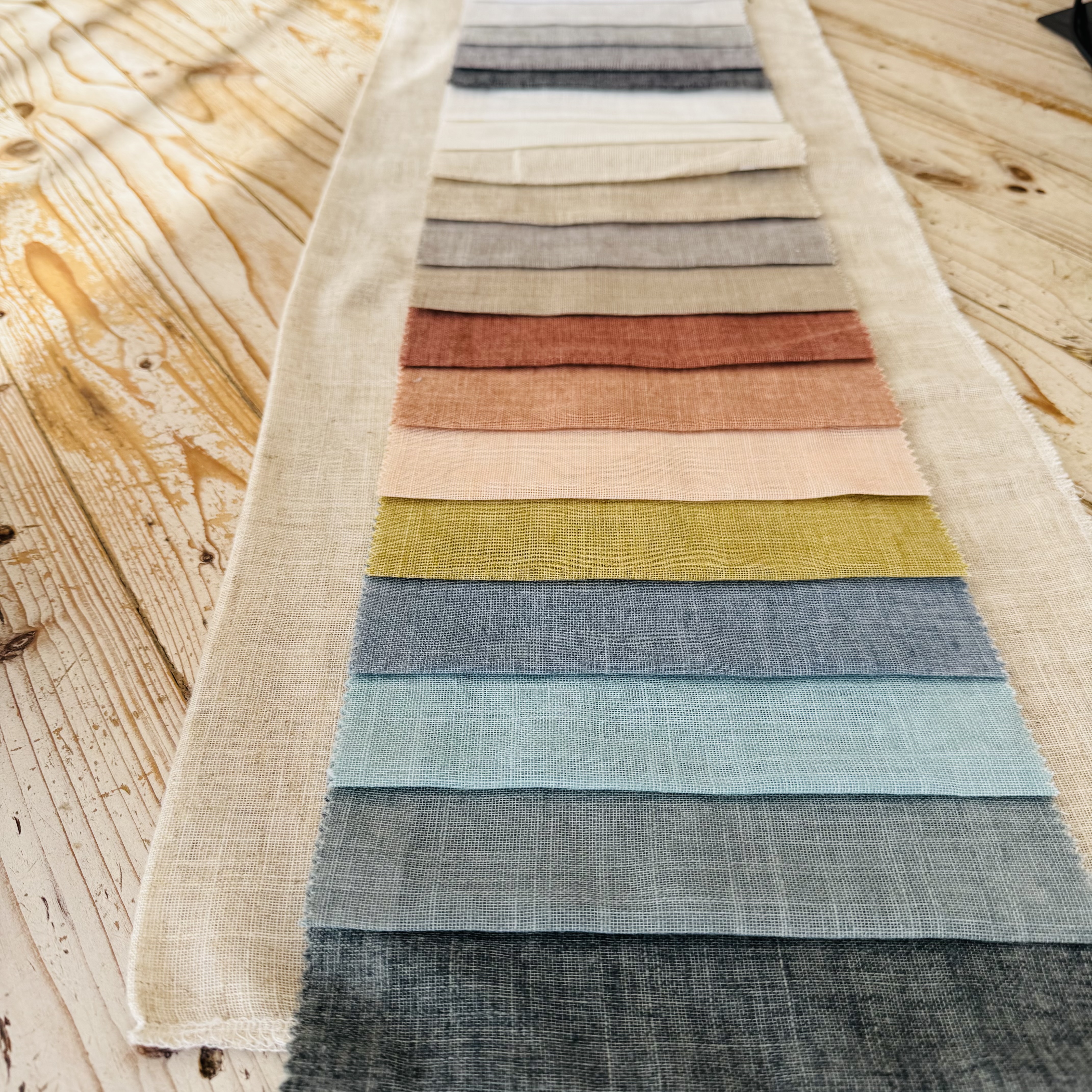 Tyg 150cm lin/pol  enfärgad för gardin olika färger, Svp textil - 3
