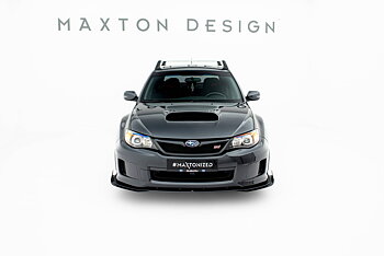 Maxton - Street Pro Front Splitter + Flaps Subaru Impreza WRX STI Mk3 Facelift