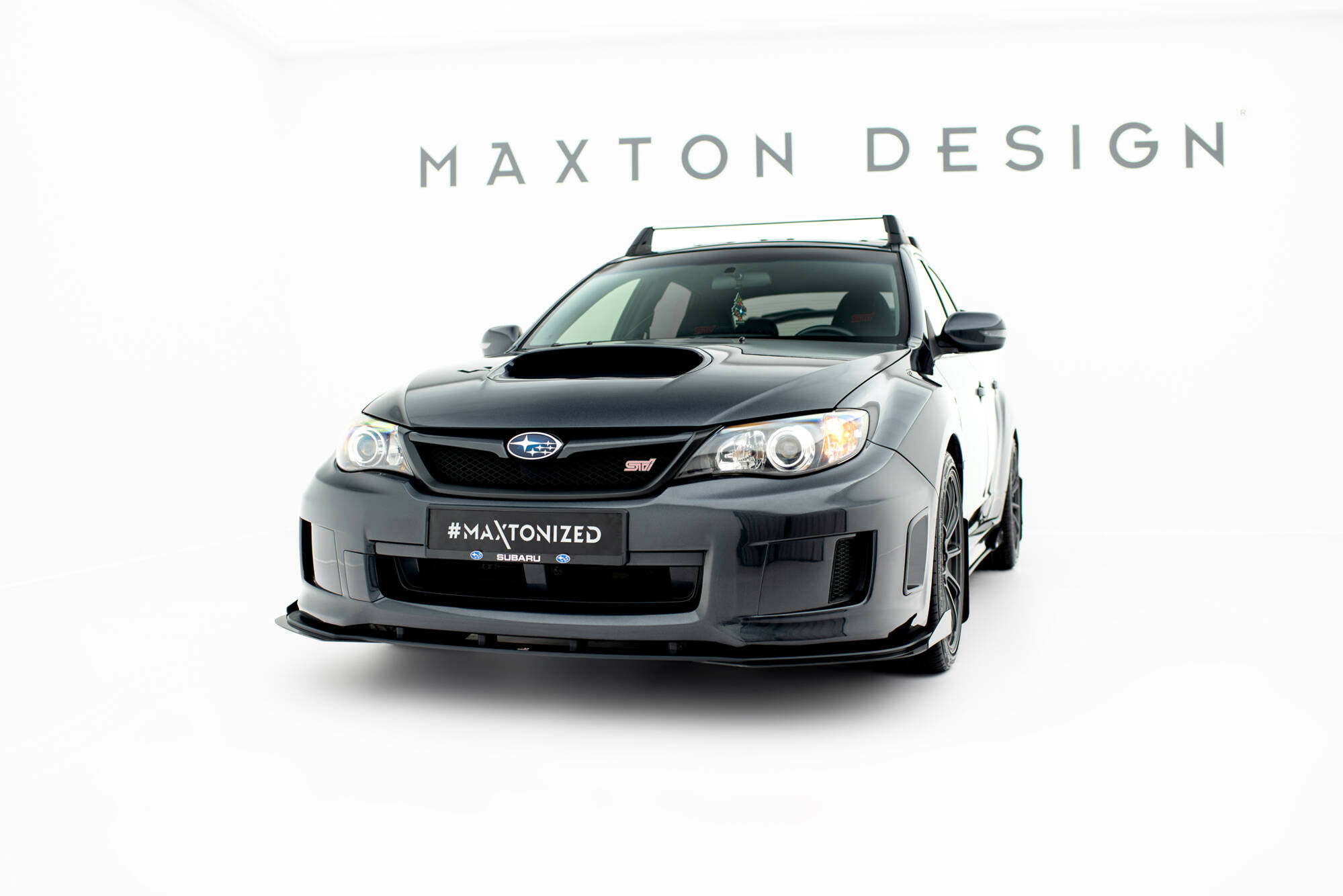 Maxton - Street Pro Front Splitter + Flaps Subaru Impreza WRX STI Mk3 Facelift