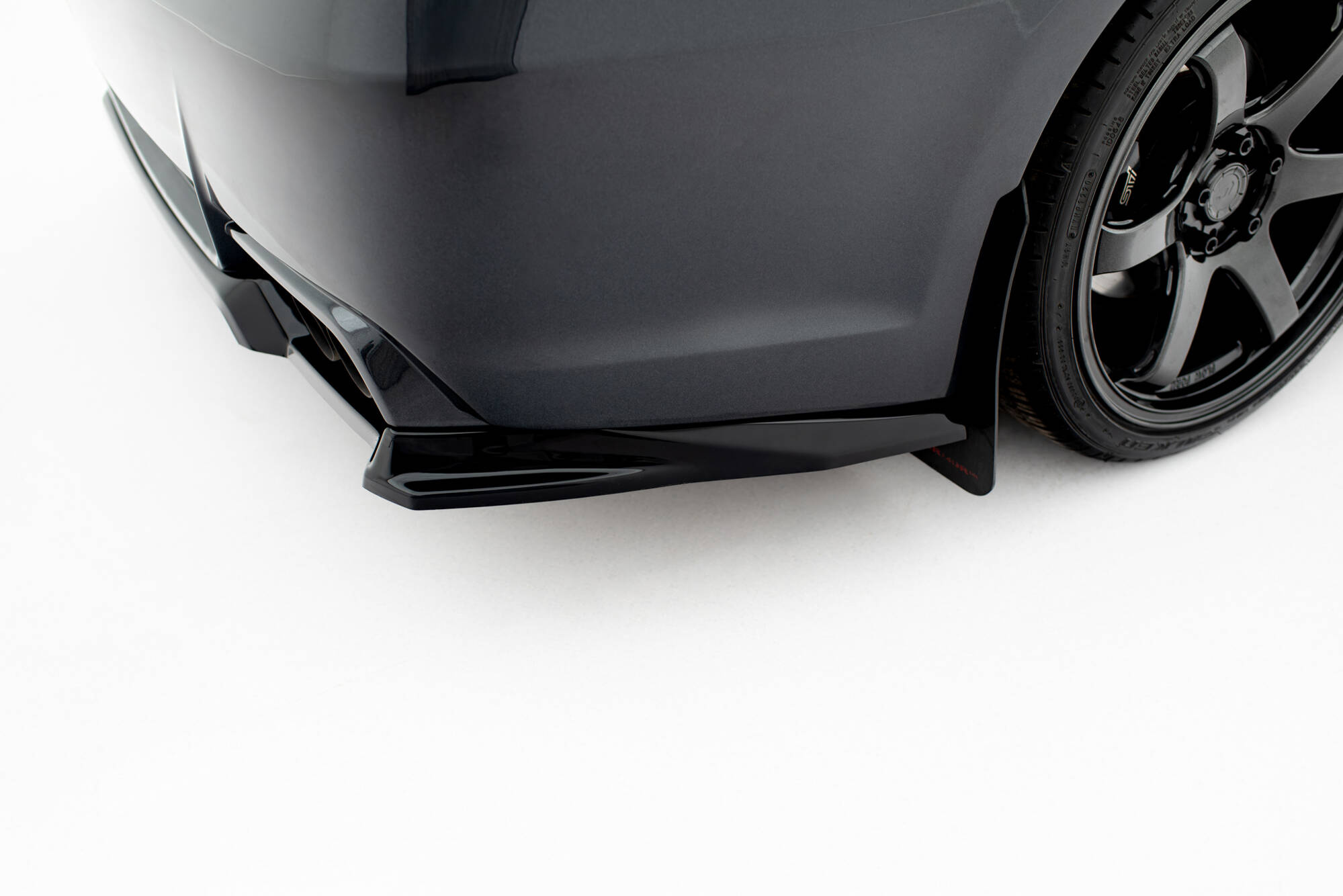 Maxton - Rear Splitter (with vertical bars) Subaru Impreza WRX STI Mk3 Facelift - 4