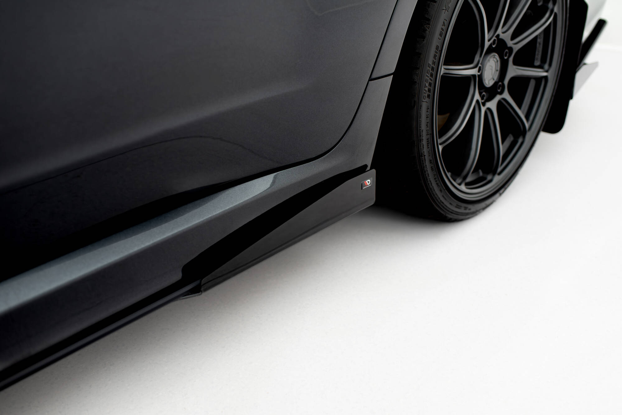 Maxton - Street Pro Side Skirts Diffusers + Flaps Subaru Impreza WRX STI Mk3 Facelift - 4