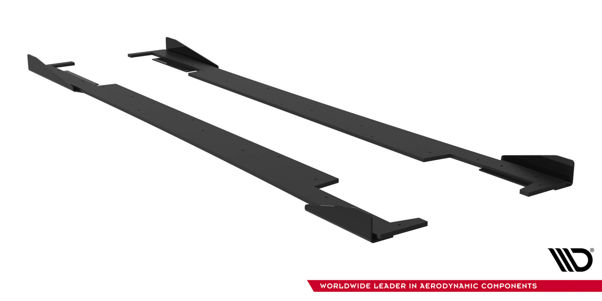 Maxton - Street Pro Side Skirts Diffusers + Flaps Subaru Impreza WRX STI Mk3 Facelift - 6