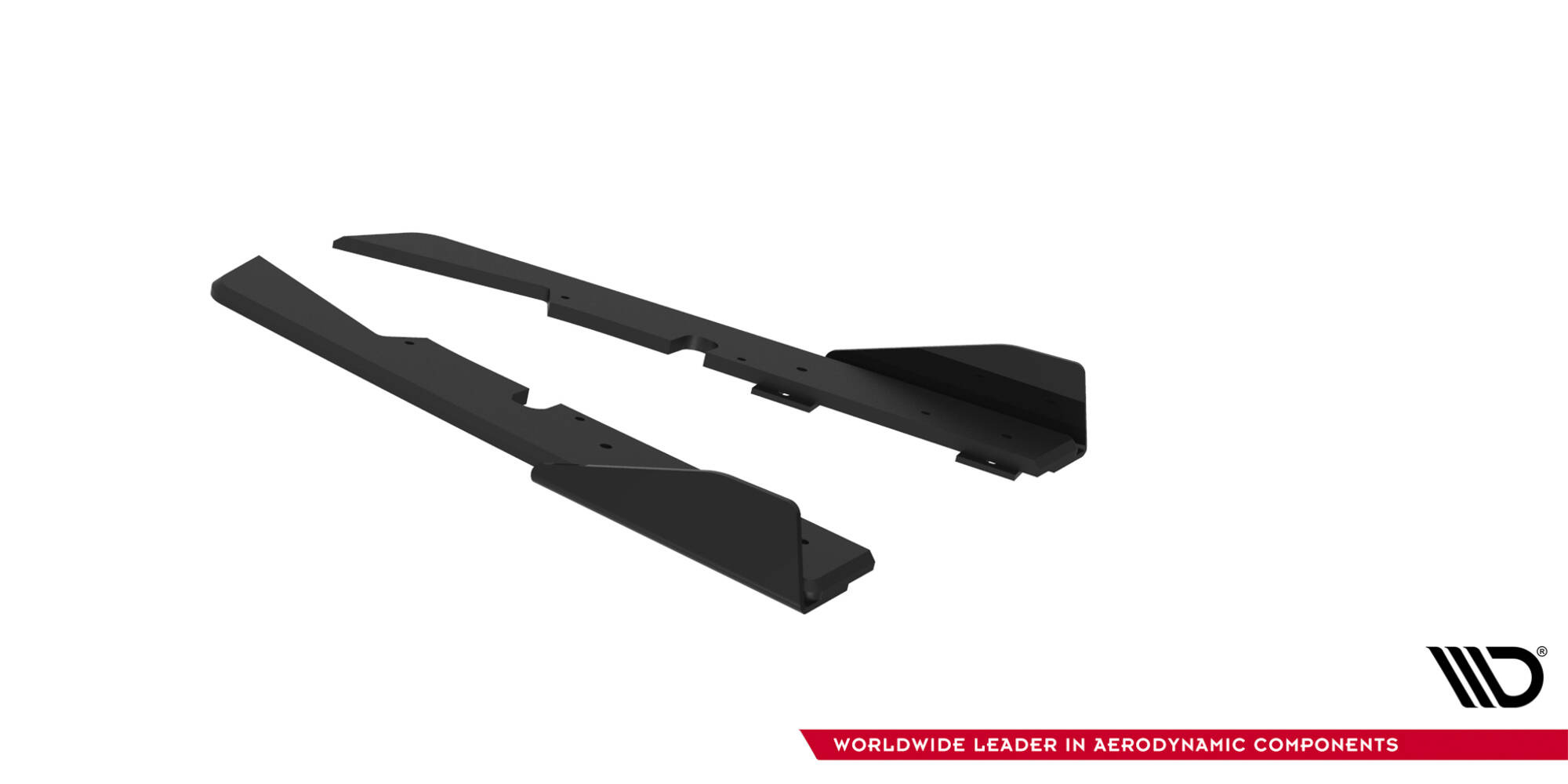 Maxton - Street Pro Rear Side Splitters + Flaps Subaru Impreza WRX STI Mk3 Facelift - 5