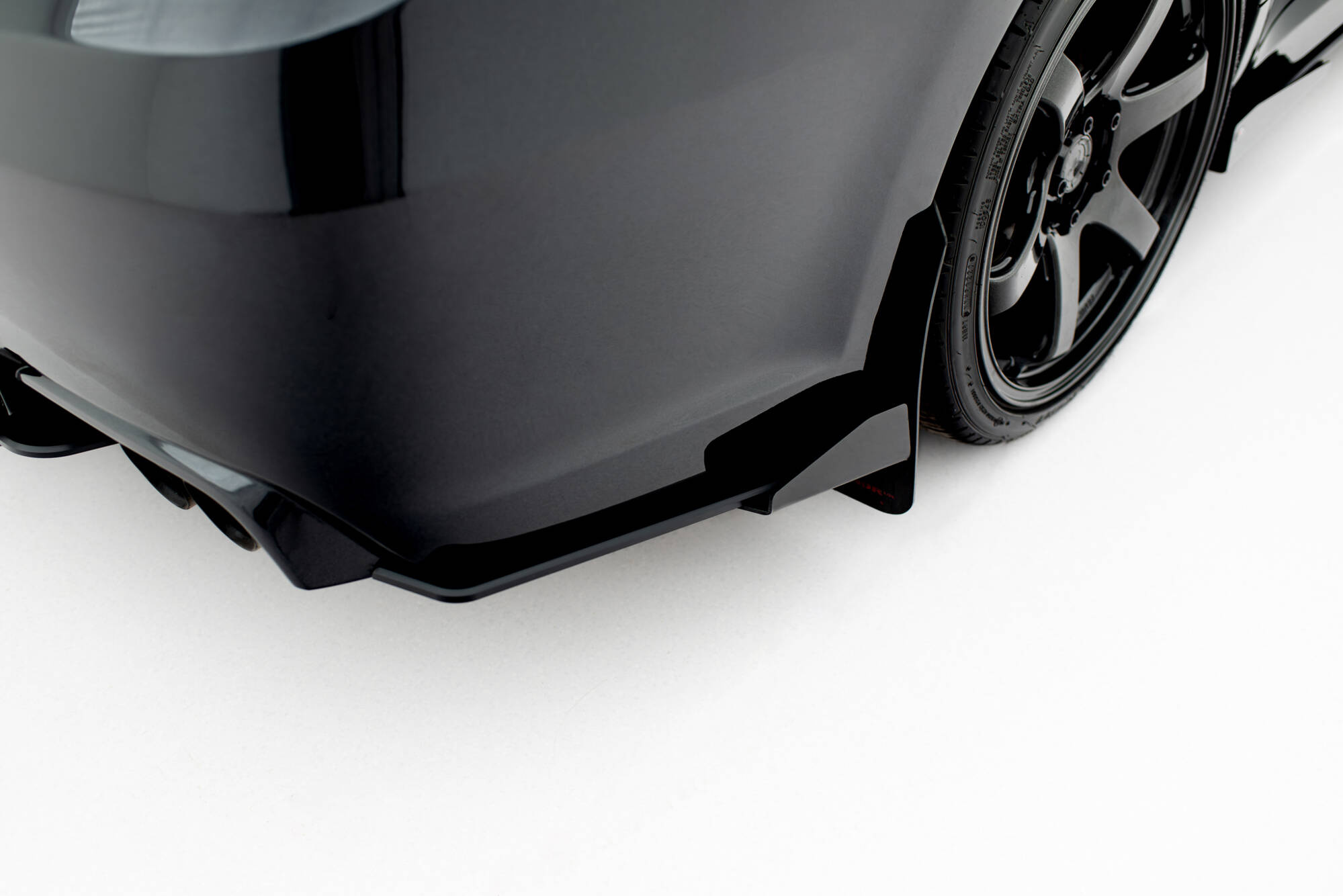 Maxton - Street Pro Rear Side Splitters + Flaps Subaru Impreza WRX STI Mk3 Facelift