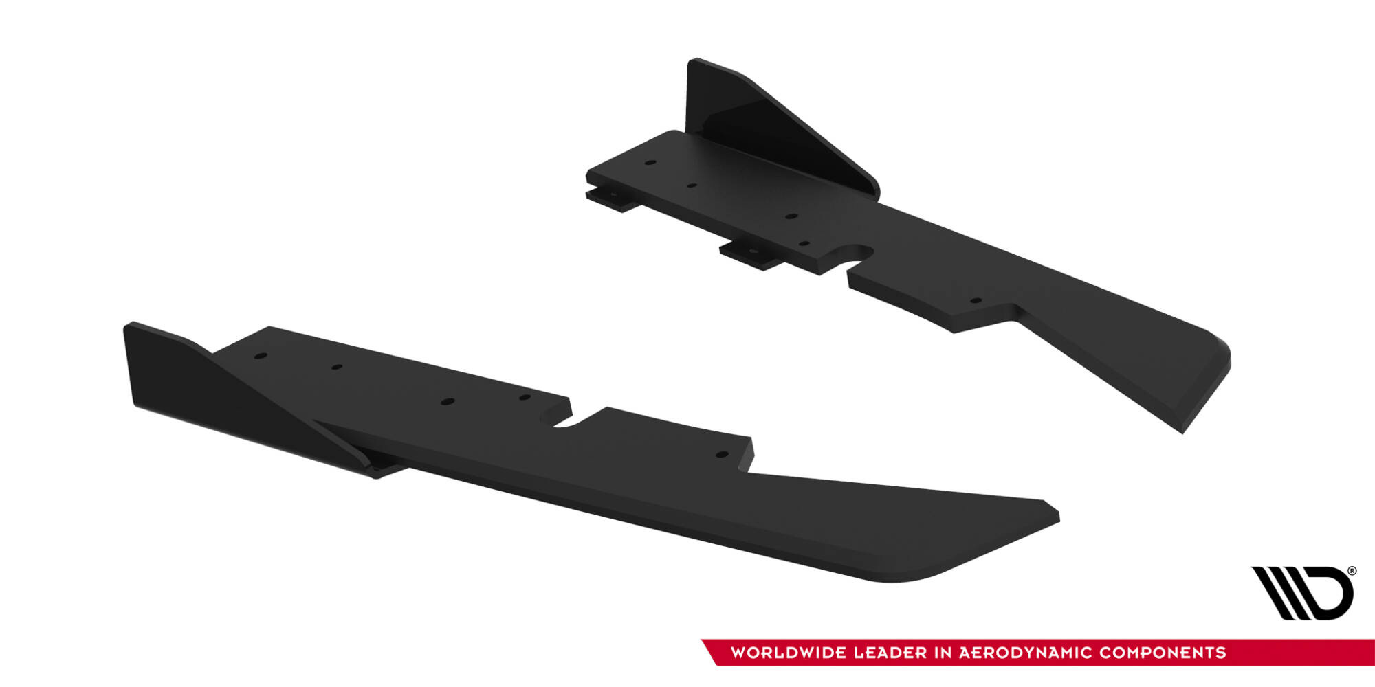 Maxton - Street Pro Rear Side Splitters + Flaps Subaru Impreza WRX STI Mk3 Facelift - 4
