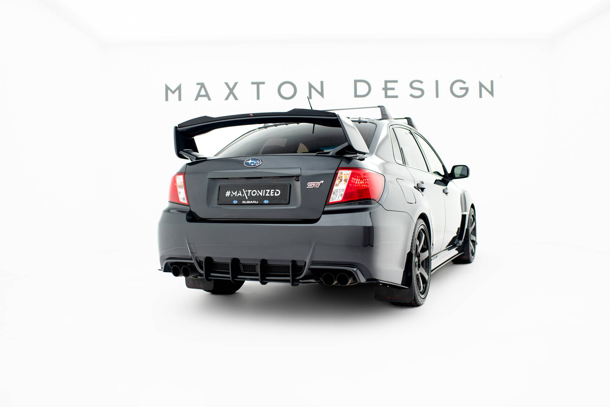 Maxton - Street Pro Rear Side Splitters Subaru Impreza WRX STI Mk3 Facelift - 2