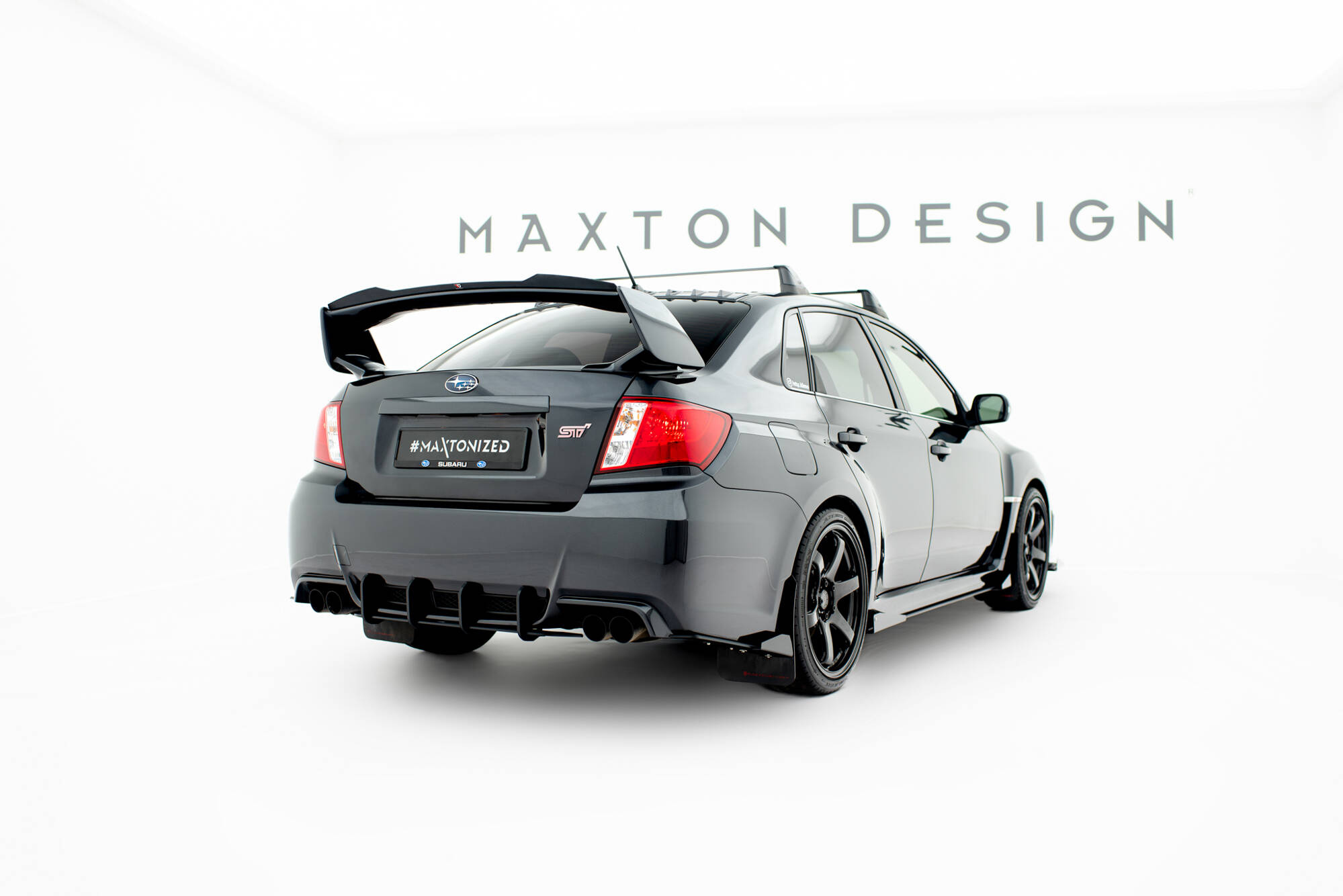 Maxton - Rear Side Flaps Subaru Impreza WRX STI Mk3 Facelift - 2