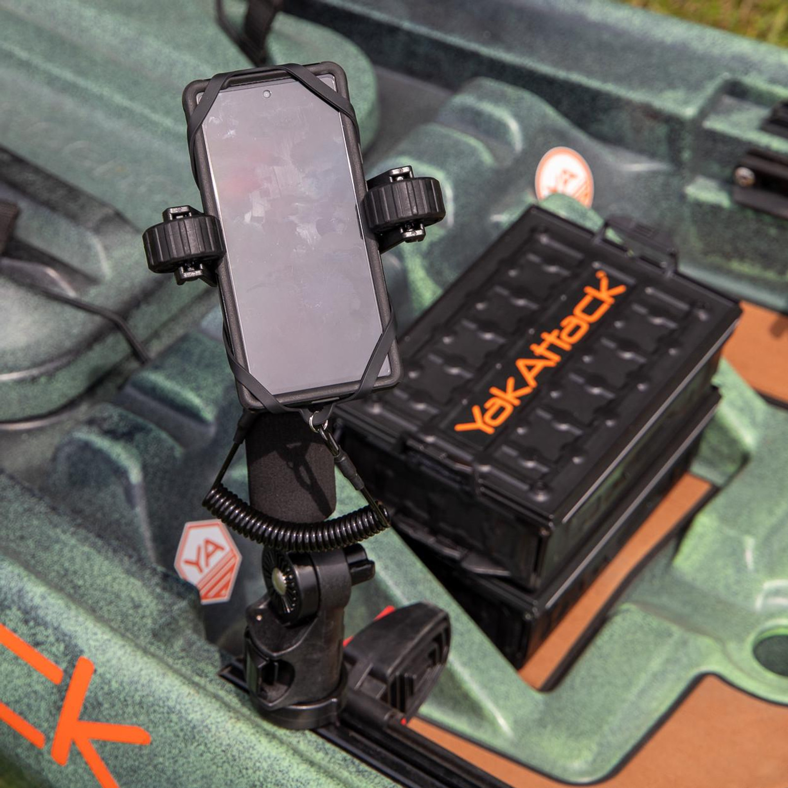 YakAttack RotoGrip Phone Holder Pro with LockNLoad Mounting System - 39