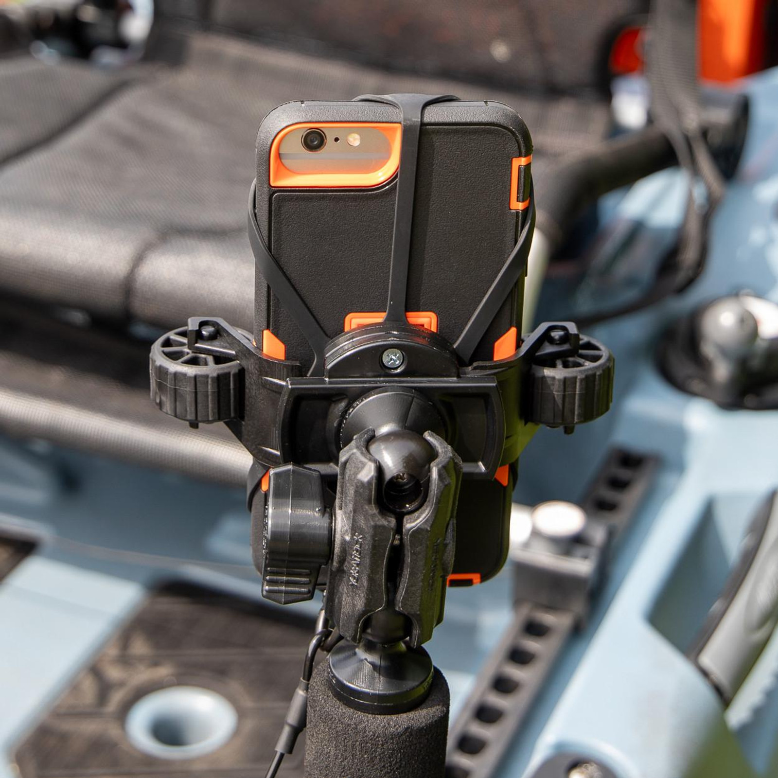 YakAttack RotoGrip Phone Holder Pro with LockNLoad Mounting System - 7