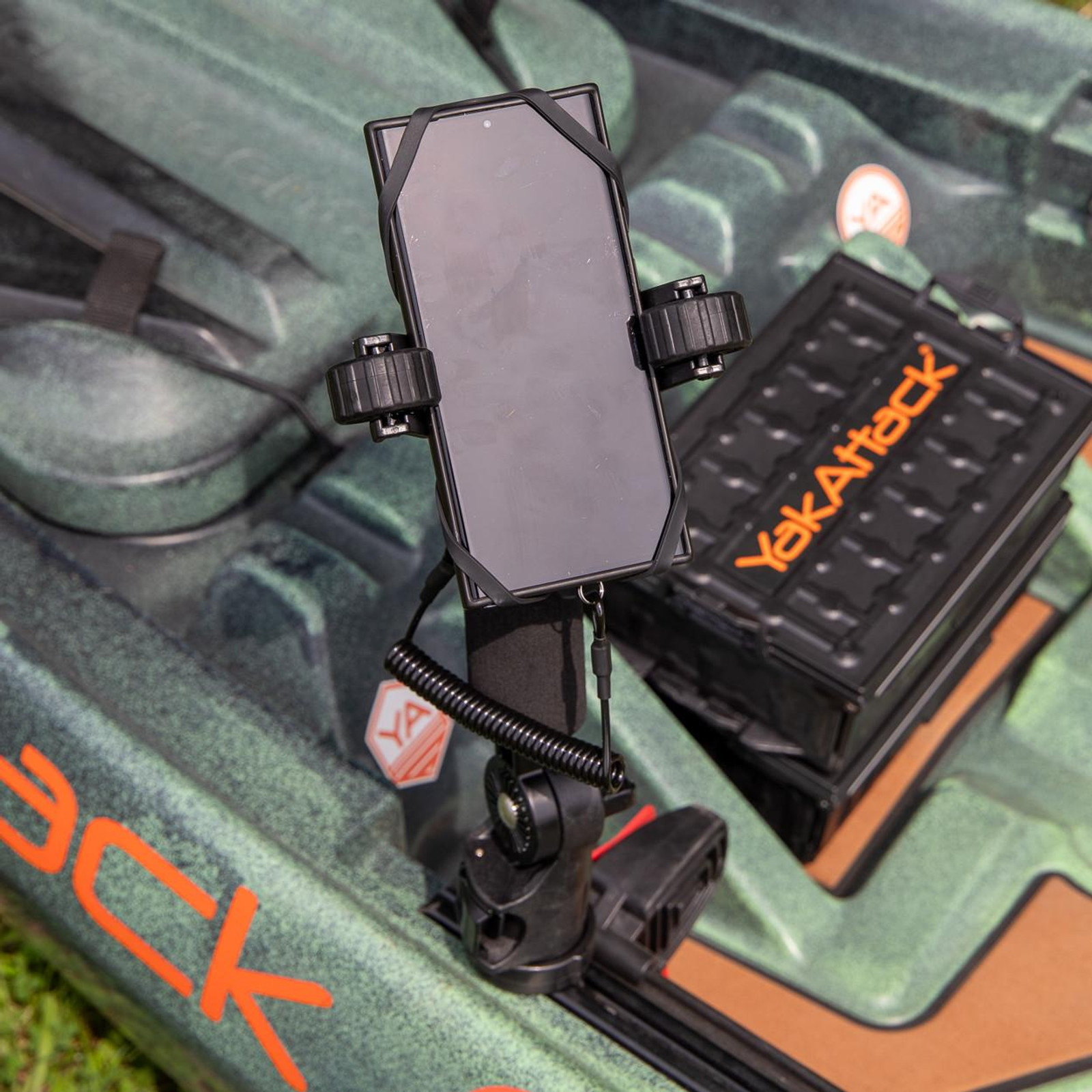 YakAttack RotoGrip Phone Holder - Phone Holder and Tether Only - 12