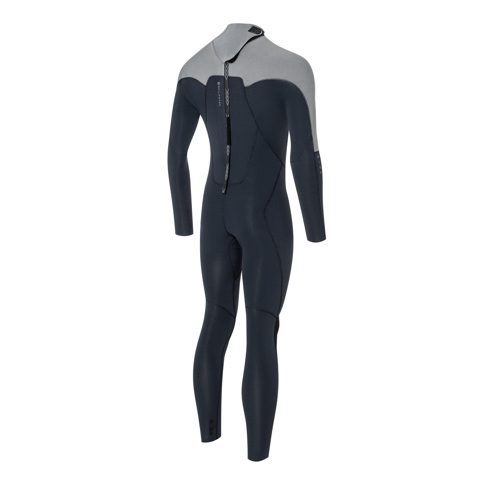 Neil Pryde Våtdräkt Rise 5/4 Backzip Svart/Grå - 4