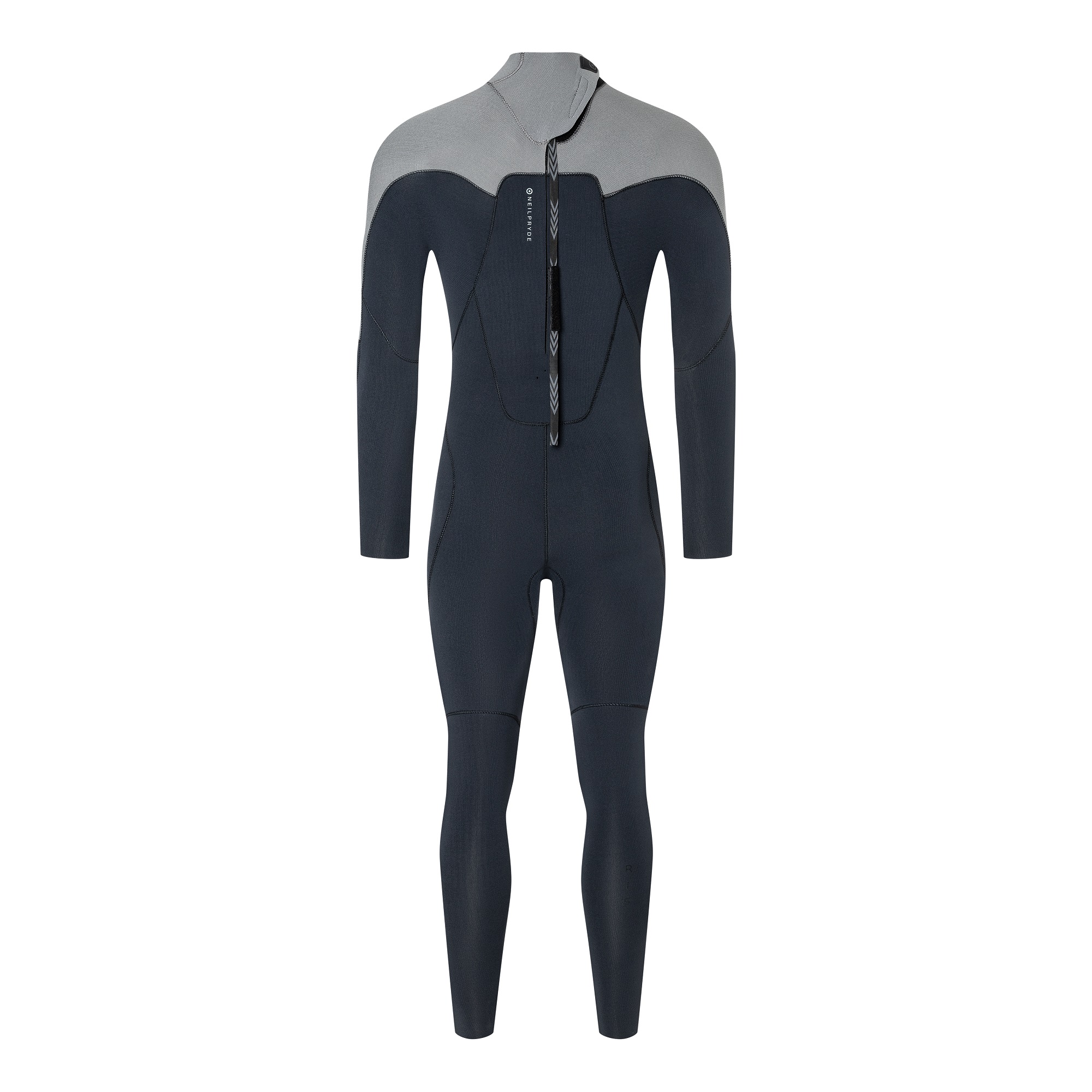 Neil Pryde Våtdräkt Rise 5/4 Backzip Svart/Grå - 5