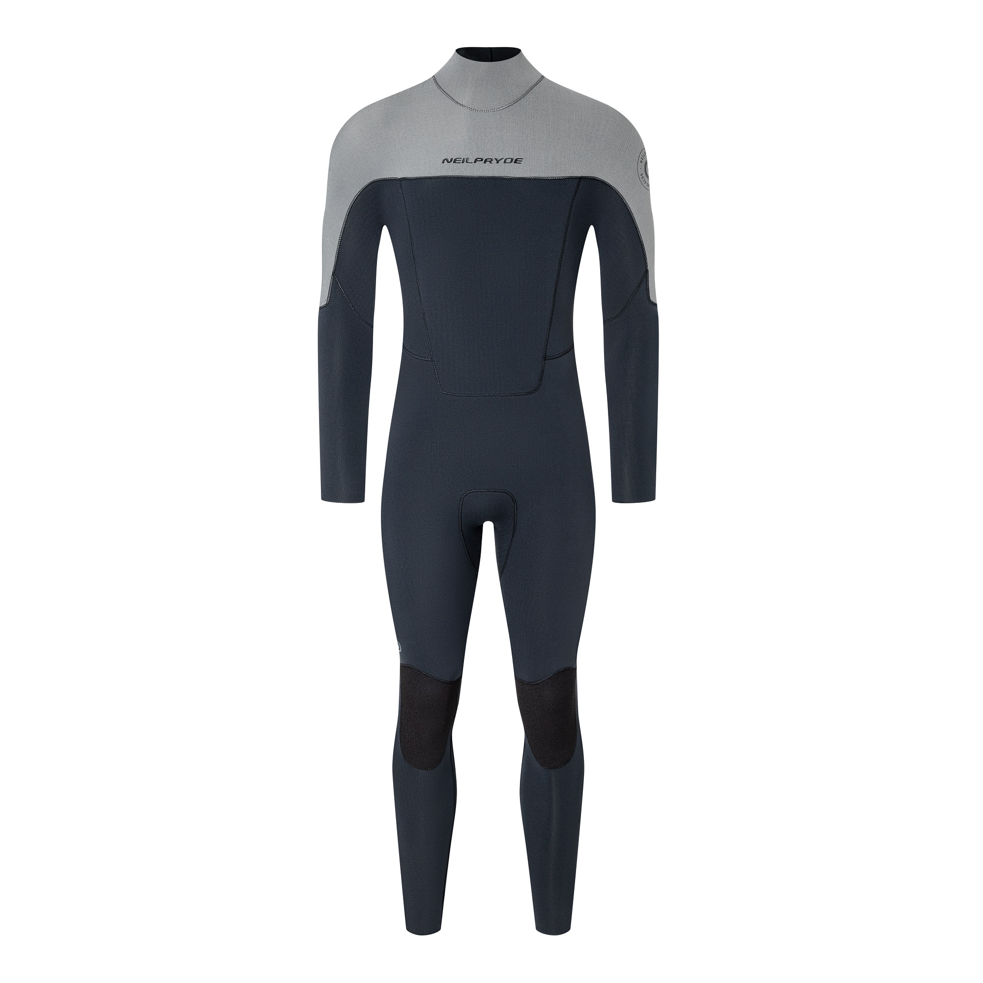 Neil Pryde Våtdräkt Rise 5/4 Backzip Svart/Grå