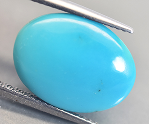 Impresionante piedra preciosa turquesa de Arizona natural sin tratar de 10,25 ct - 3