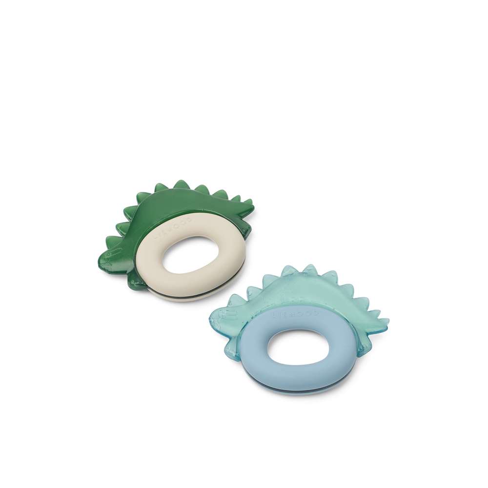 Rita Dino Cooling Teether 2-Pack Blue fog multi mix - 2