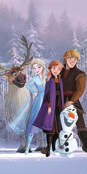 Frost Disney Handduk Elsa Anna Olaf 
