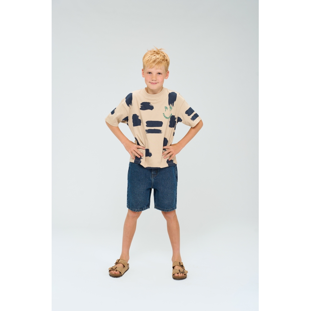 TNOmega OS SS Tee Feather Gray AOP - 4