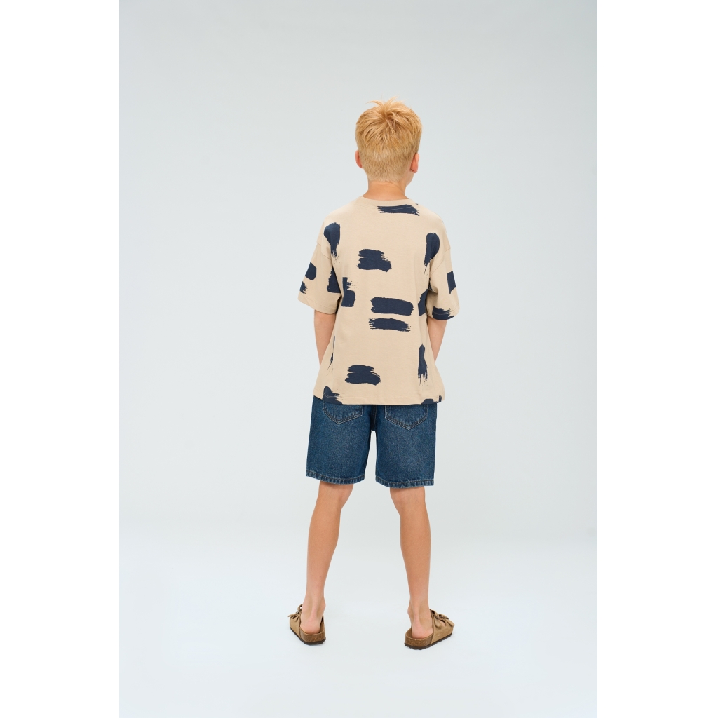 TNOmega OS SS Tee Feather Gray AOP - 5