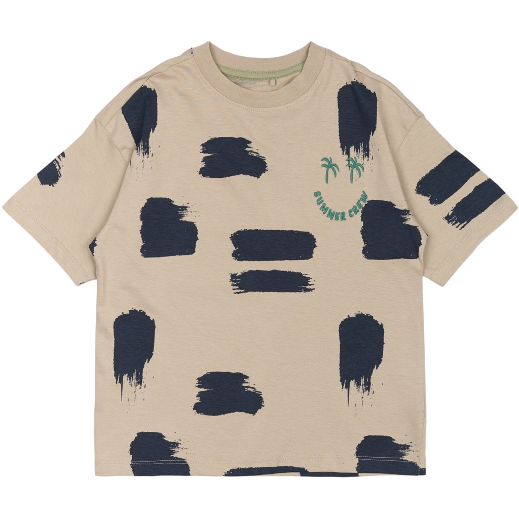 TNOmega OS SS Tee Feather Gray AOP