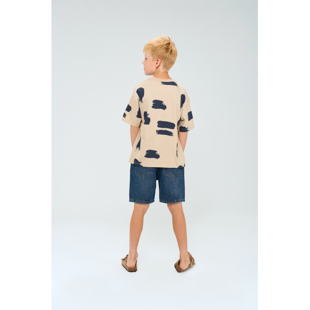TNOmega OS SS Tee Feather Gray AOP - 7