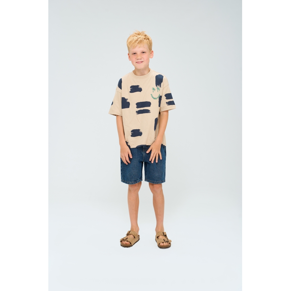 TNOmega OS SS Tee Feather Gray AOP - 3