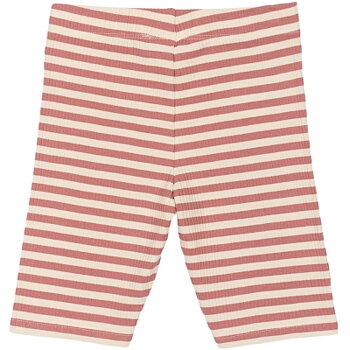 TNMoore Tight Rib Shorts Tea Striped