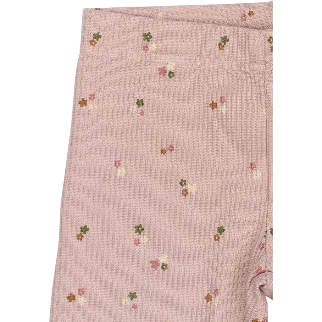 TNOreta Tight Rib Shorts Adobe Rose AOP - 3