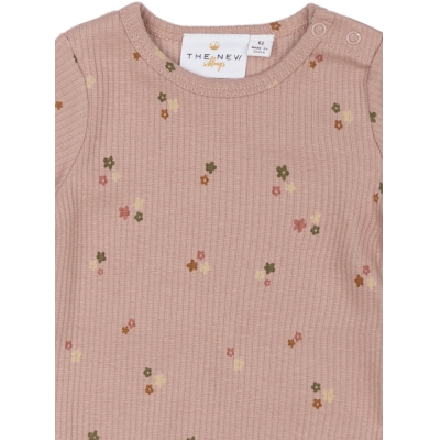 TNSBOdelia SS Rib Body Adobe Rose AOP - 3