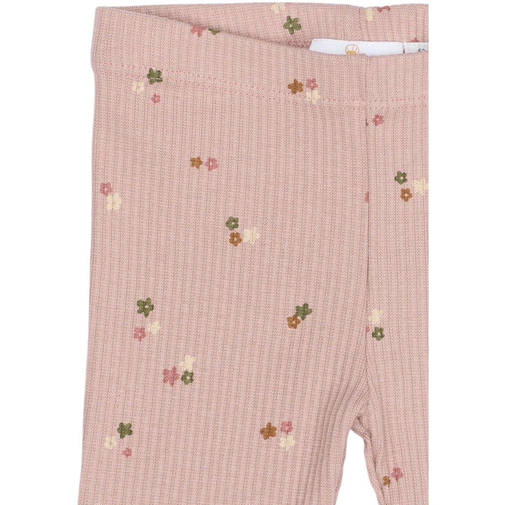 TNSBOdelia Rib Leggings Adobe Rose AOP - 3